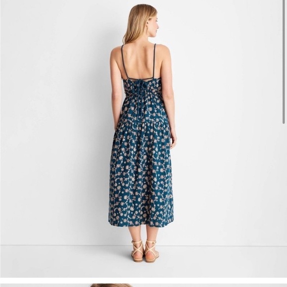 Future Collective x Jenny K Lopez Women's Sleeveless Rope Tie Ruched Mid 1X - Picture 2 of 5